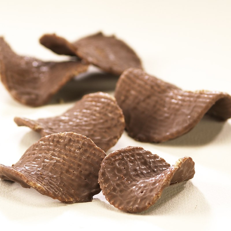 chocolate covered potato chips